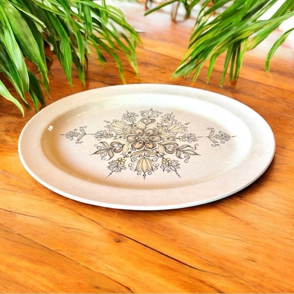 Vintage Wood & Sons “Boutique” Alpine White Ironstone Oval Platter - England - Picture 11 of 13